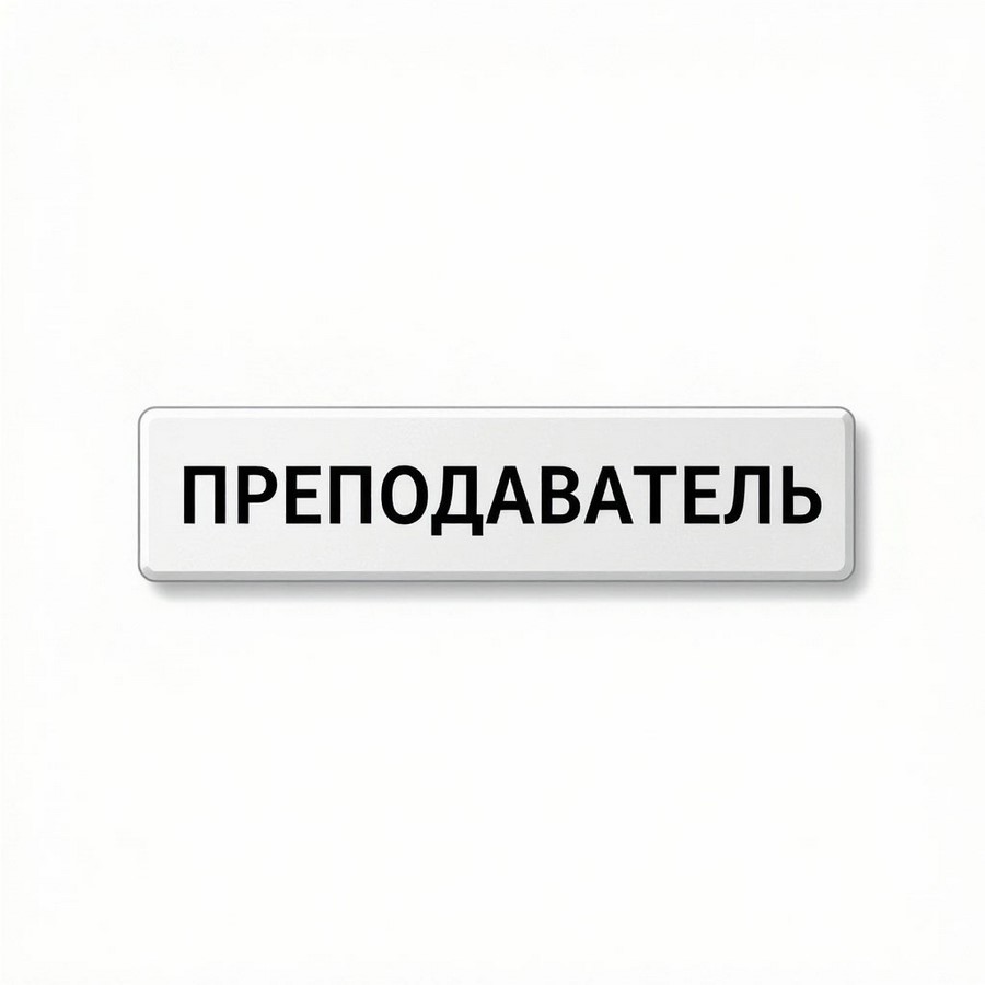 ПРЕПОДАВАТЕЛЬ